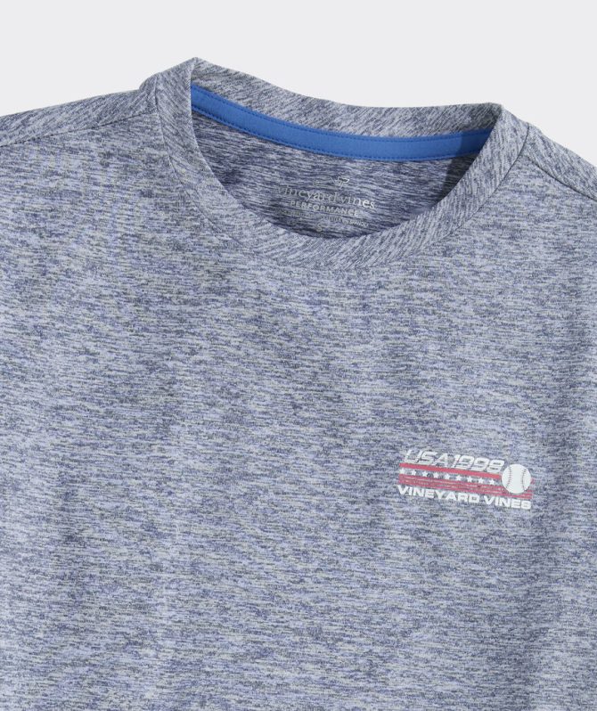 Boys' USA Baseball Short-Sleeve Harbor Sun Performance TeeBoys' USA Baseball Short-Sleeve Harbor Sun Performance Tee - Image 4