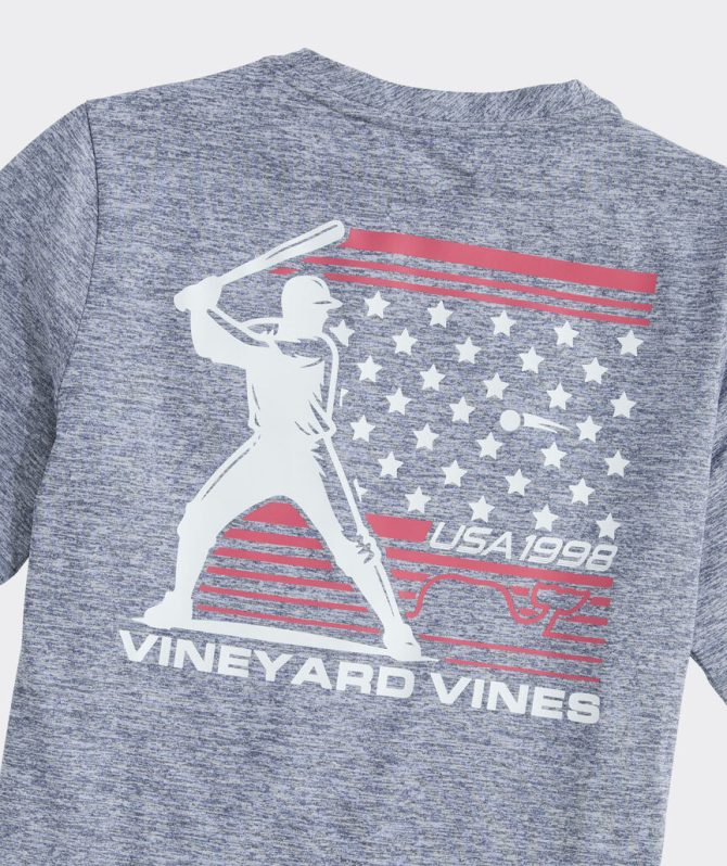 Boys' USA Baseball Short-Sleeve Harbor Sun Performance TeeBoys' USA Baseball Short-Sleeve Harbor Sun Performance Tee - Image 2