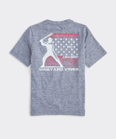 Boys' USA Baseball Short-Sleeve Harbor Sun Performance TeeBoys' USA Baseball Short-Sleeve Harbor Sun Performance Tee